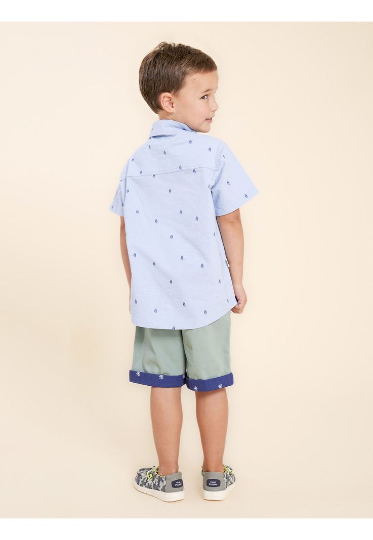 Camisa Niño Hush Celeste-4