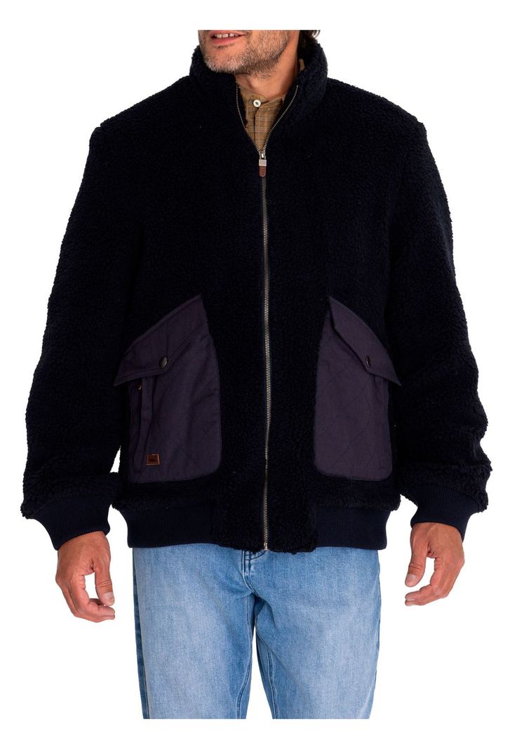 Polar Fibras Recicladas Hombre Blackburn Azul-4