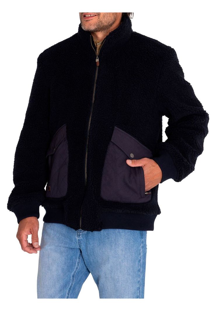 Polar Fibras Recicladas Hombre Blackburn Azul-5