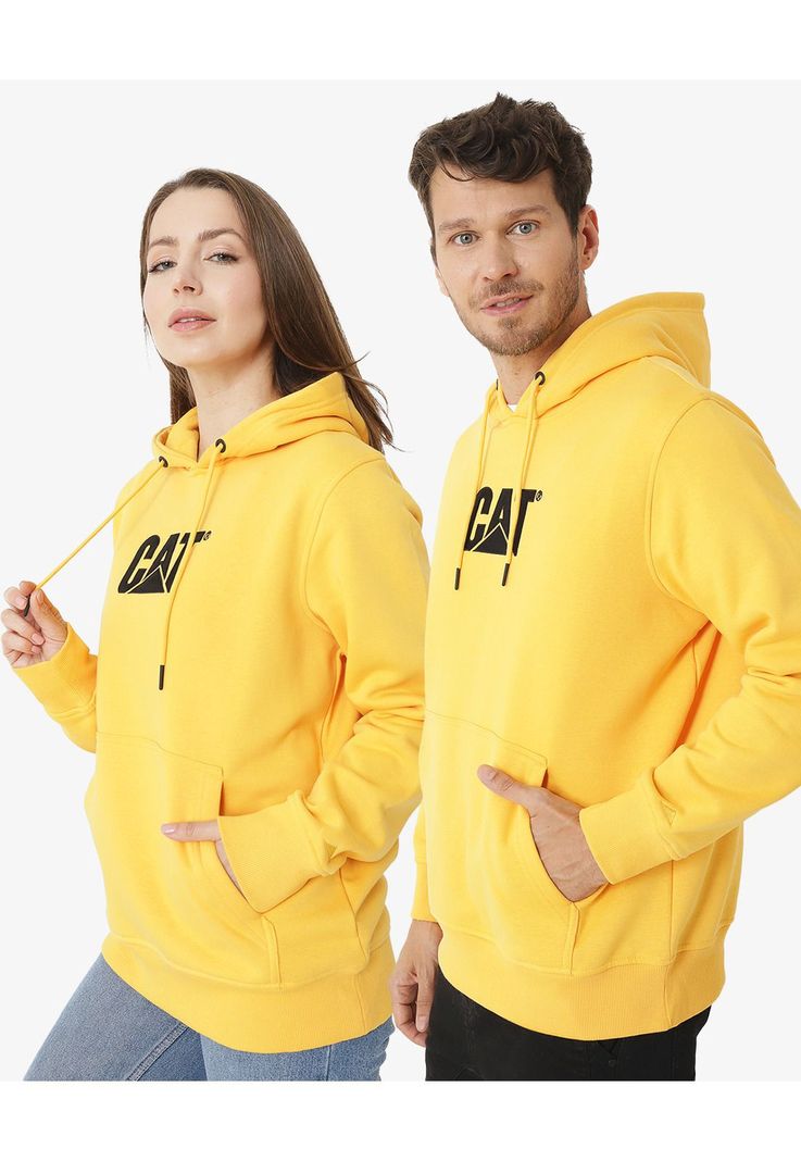 Polerón Fleece Logo Pull Amarillo Unisex-0