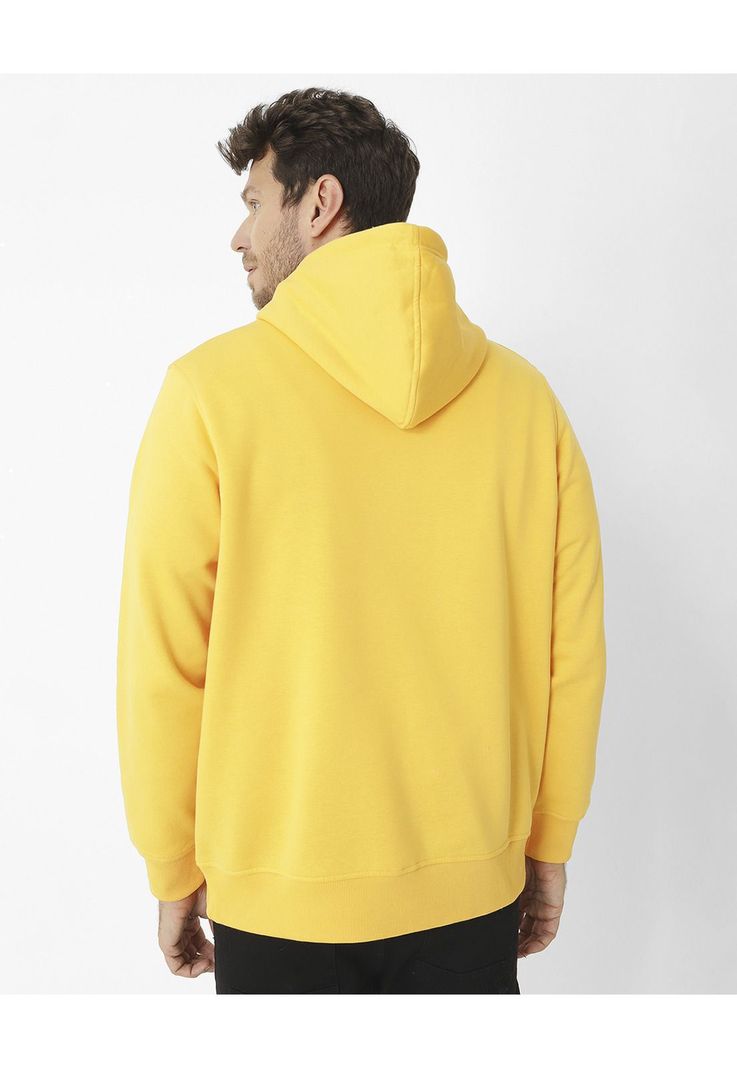 Polerón Fleece Logo Pull Amarillo Unisex-4