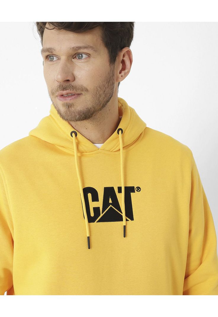 Polerón Fleece Logo Pull Amarillo Unisex-8