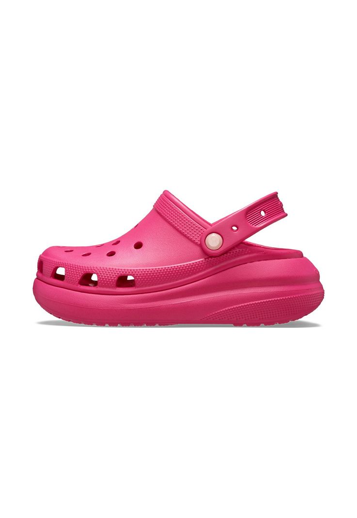 Zueco Crocs Mujer Crush Clog Rosado-1