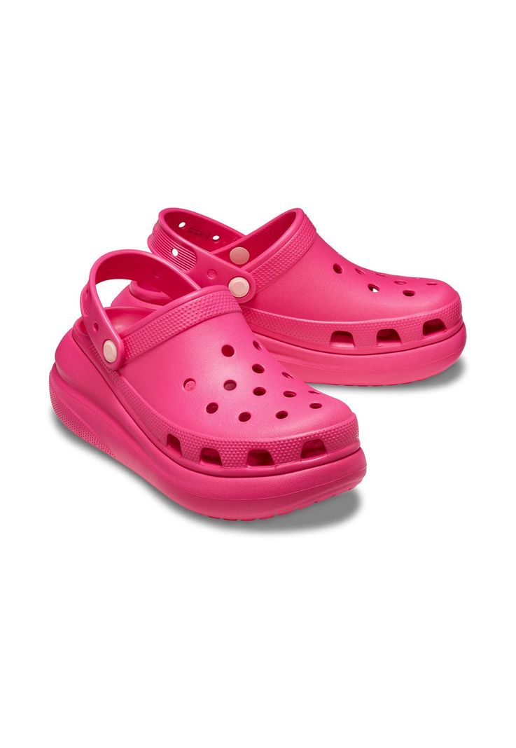 Zueco Crocs Mujer Crush Clog Rosado-3