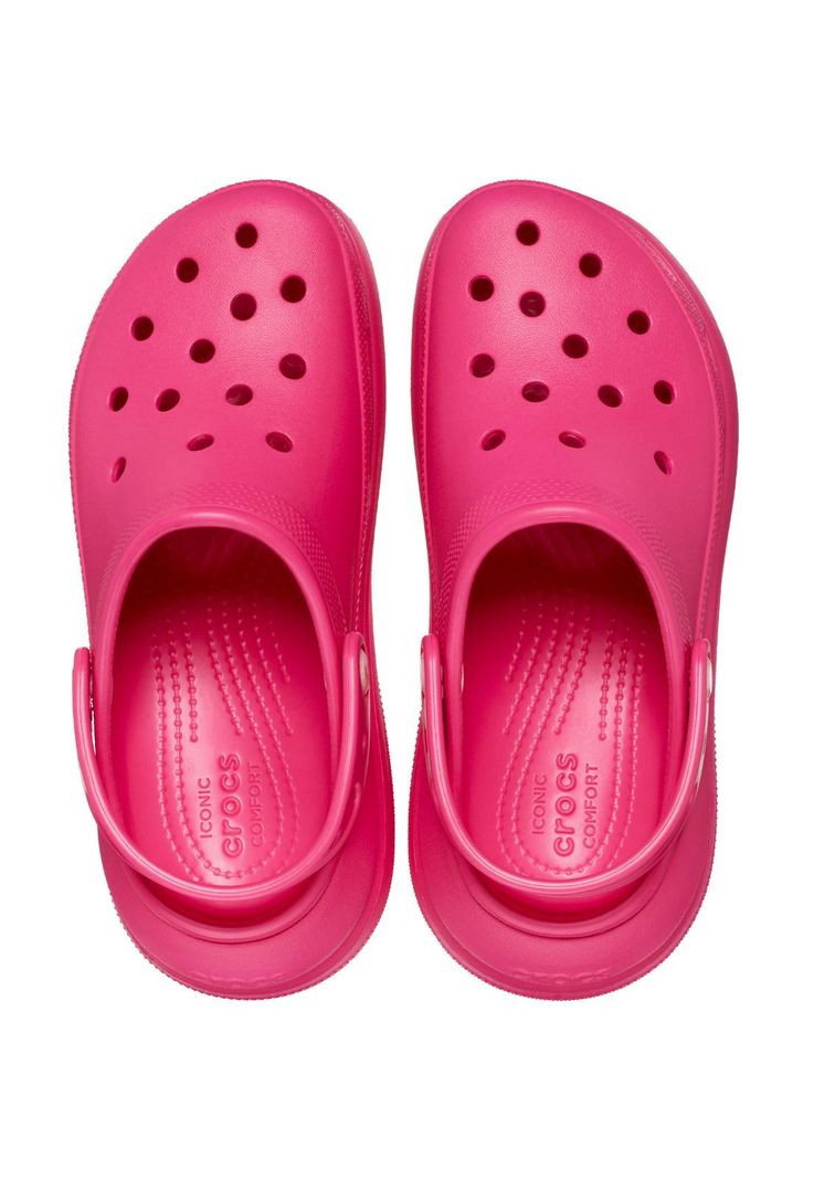 Zueco Crocs Mujer Crush Clog Rosado-4
