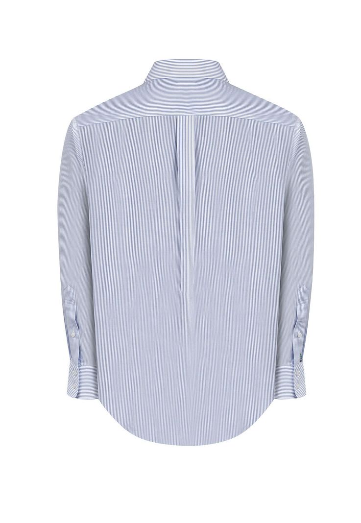 Camisa Cuello Italiano Celeste WF Hombre -3