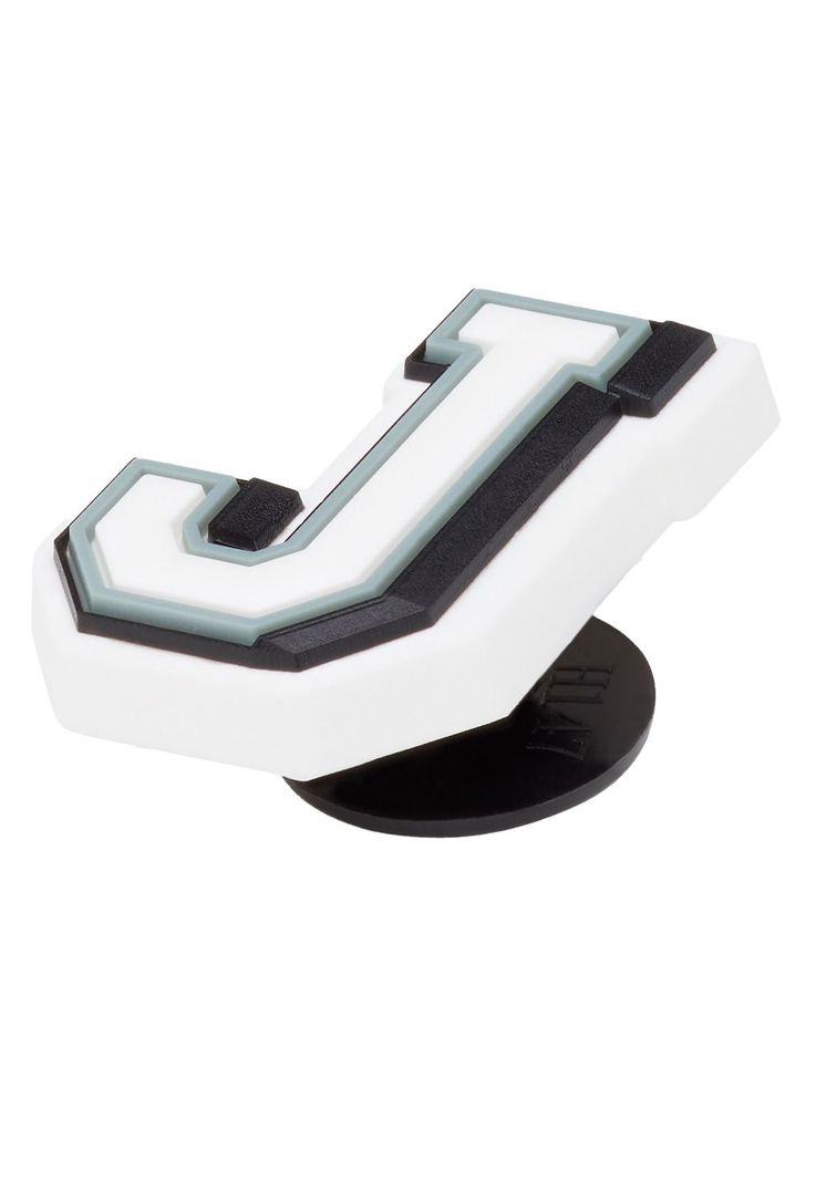 Jibbitz Crocs Letra J Blanco-2