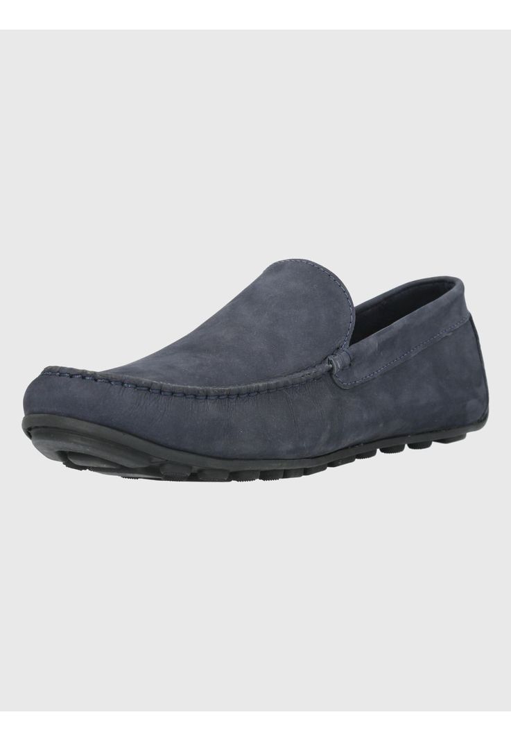 Mocasín Cuero Azul Oscuro Hombre Blumenau -3