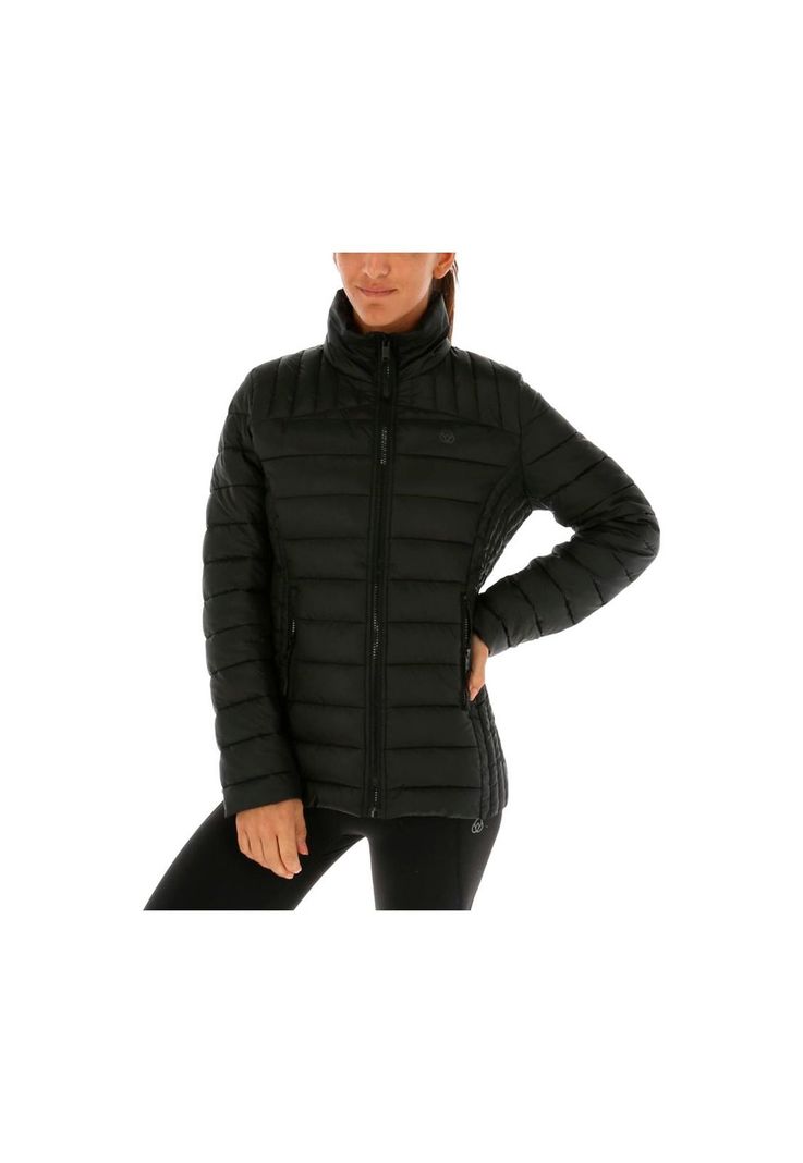 Parka Parka Mock Negro