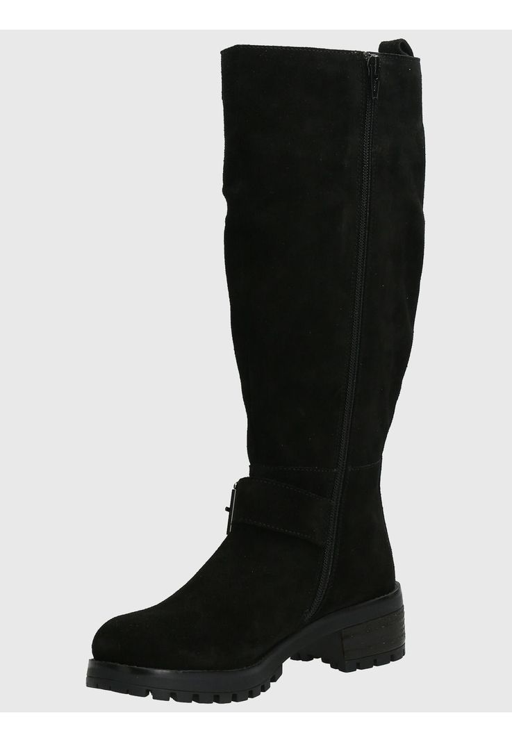 Bota Cuero Mujer Ester Negro-4