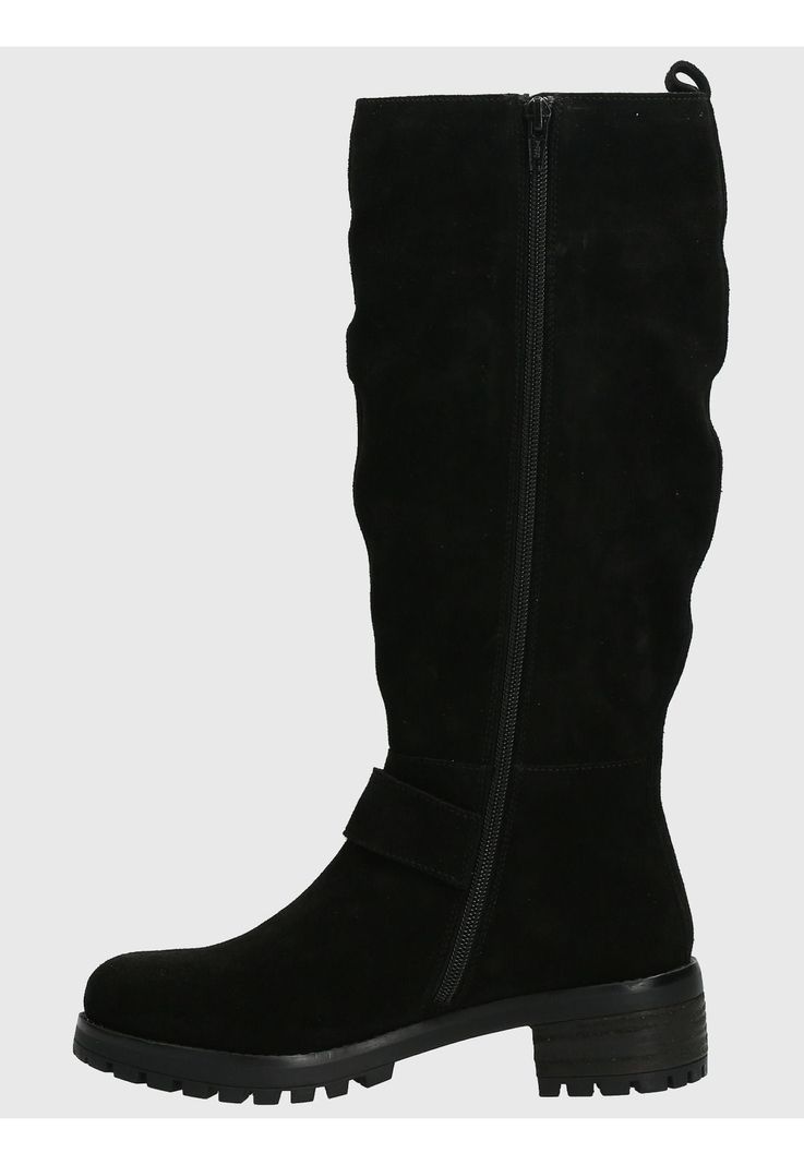 Bota Cuero Mujer Ester Negro-5