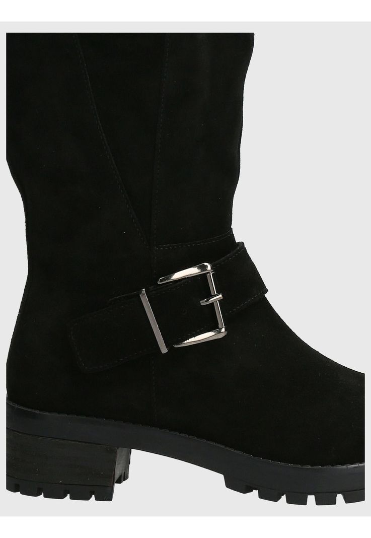 Bota Cuero Mujer Ester Negro-7