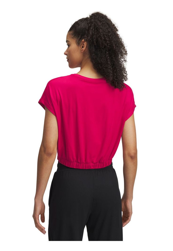 Polera Manga Corta Motion Bubble Fucsia Para Mujer-1