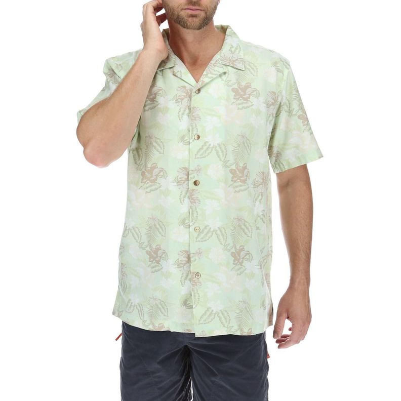 Camisa Hombre Print Beige