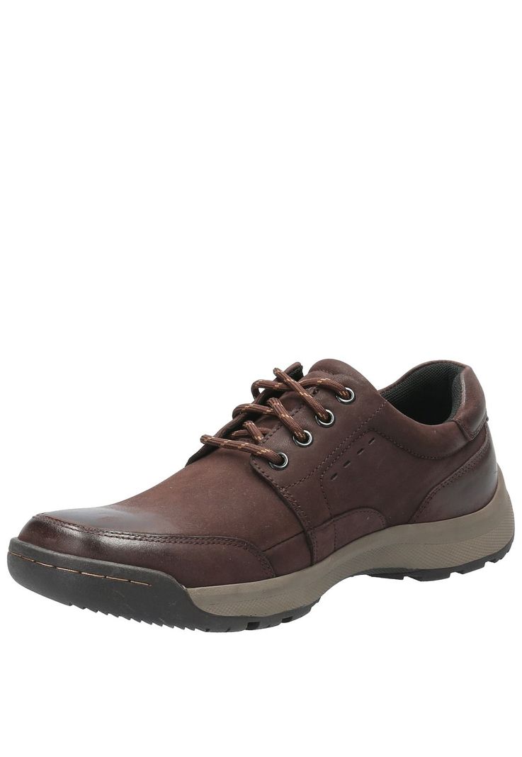 Zapato Cuero Hombre Duran Café-4