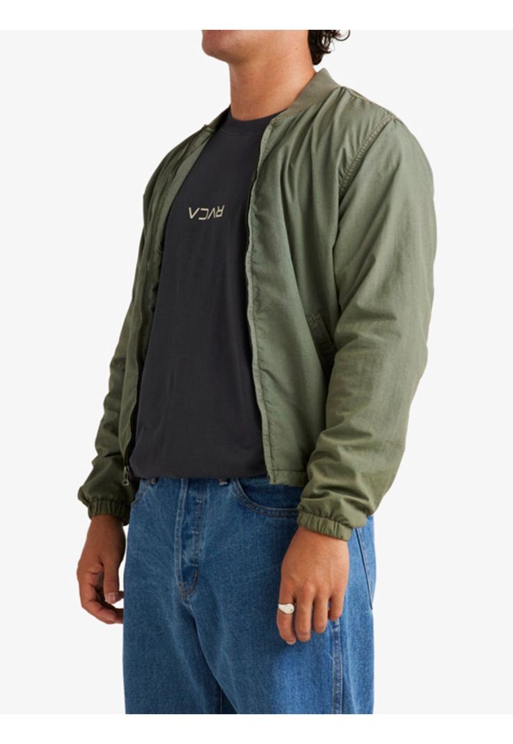 Chaqueta Hombre Vacancy Bomber Verde-1