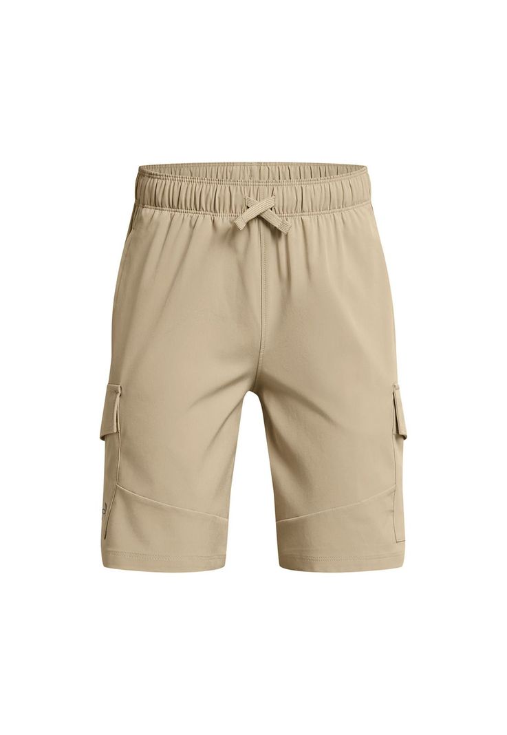 Shorts Cargo UA Tech para Niño Café-0