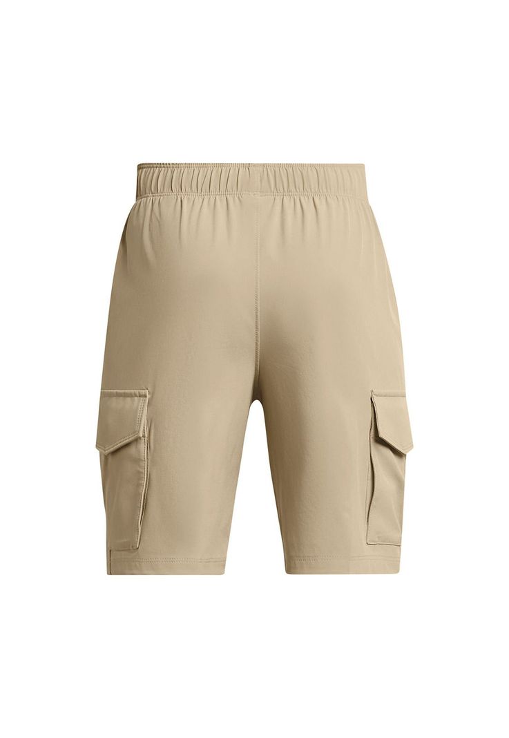 Shorts Cargo UA Tech para Niño Café-1