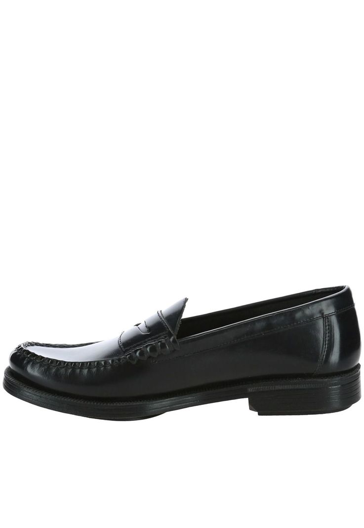 Mocasin Cuero Stanford Ii Negro Hush Puppies | Paris.cl