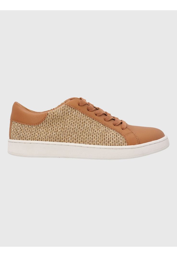 Zapatilla Cuero Café Claro Mujer Merano -1
