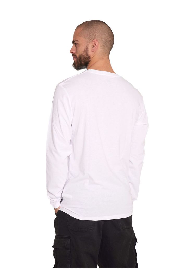 Polera Manga Larga Hombre Blanca-1