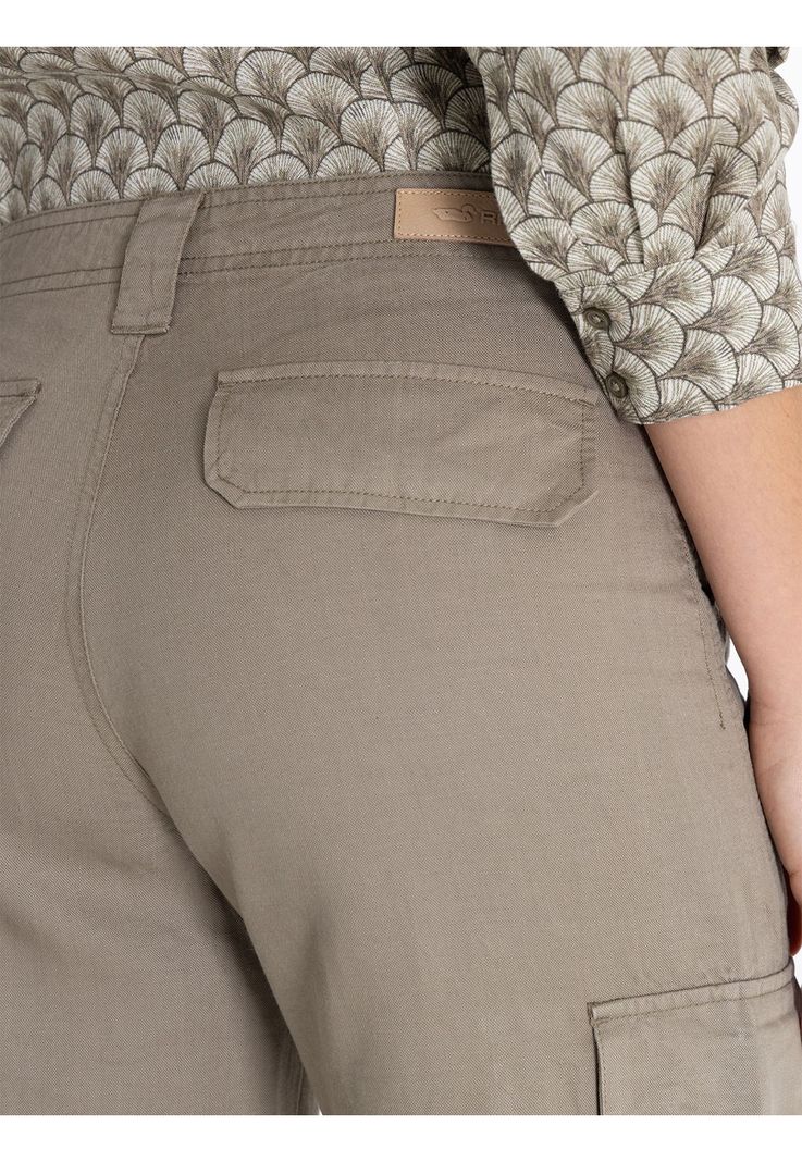 Pantalón Lino Orgánico Verde Nimia Mujer -9