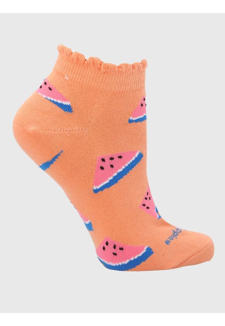 Calcetin Naranja PeWatermel Mujer-0