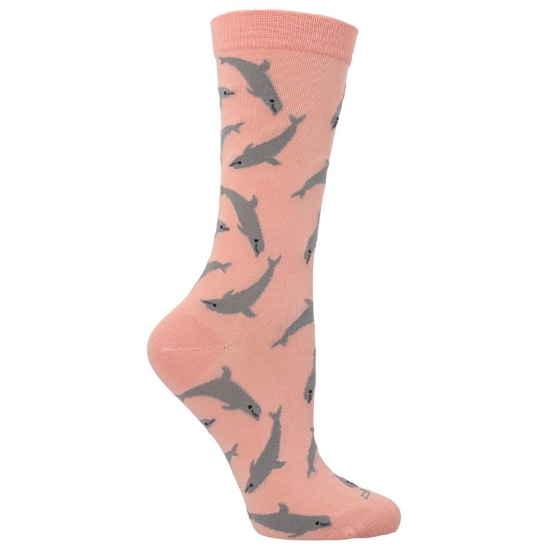 Calcetín Bambú Mujer Dolphin Rosado