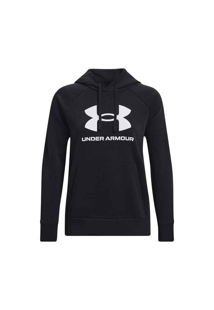 Polerón Big Logo UA Rival Negro para mujer-0