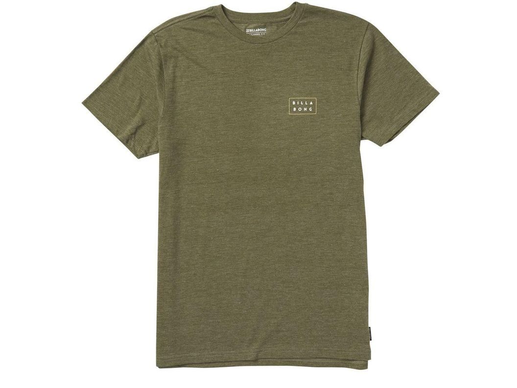 Polera Manga Corta Die Cut Military Heathe