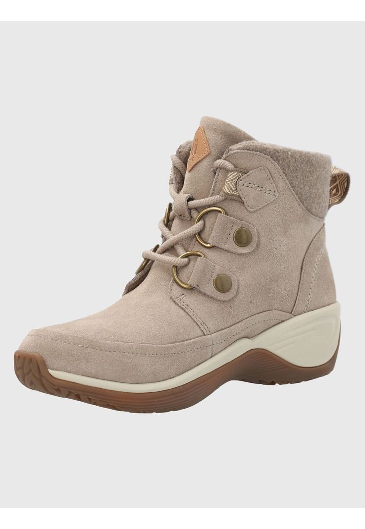 Botin Mujer Spinal Rug Lace Beige-4