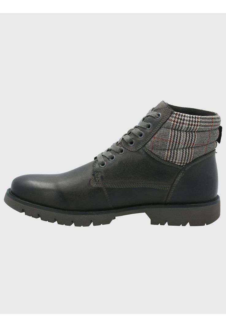 Botin Cuero Hombre Rosco Gris-5