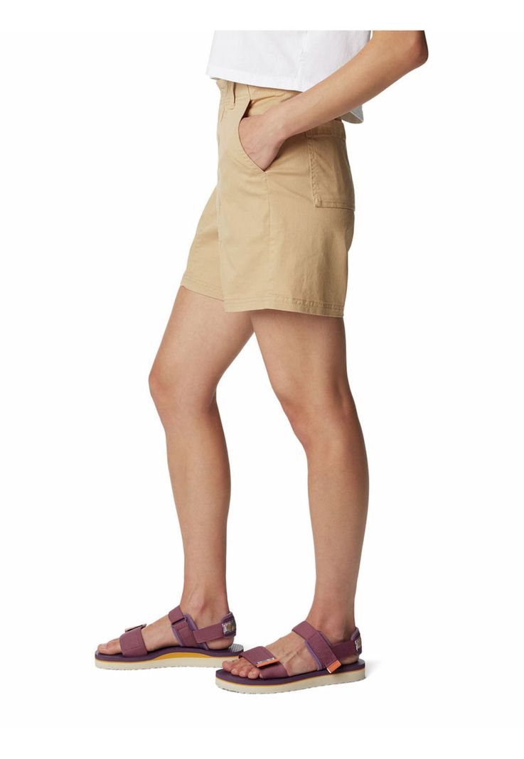 Short Mujer Calico Basin Cotton Beige-1