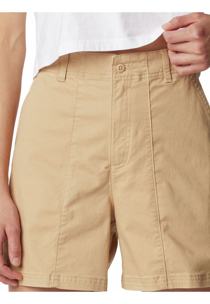 Short Mujer Calico Basin Cotton Beige-3
