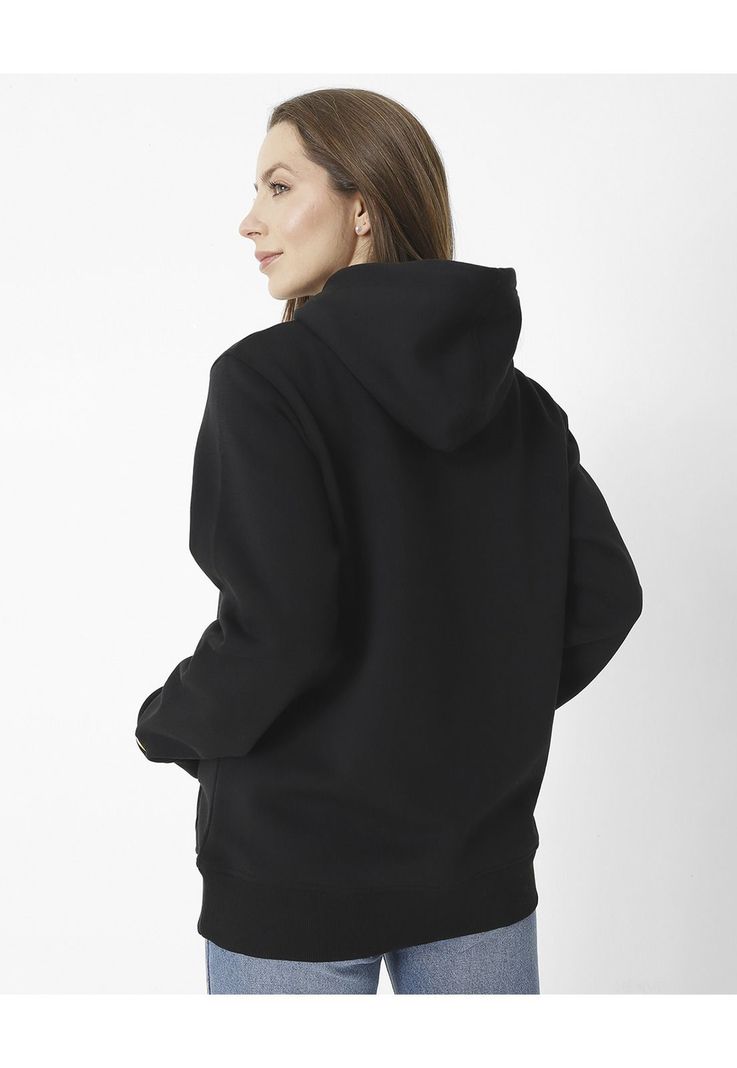 Polerón Fleece Logo Pull Negro Unisex-5