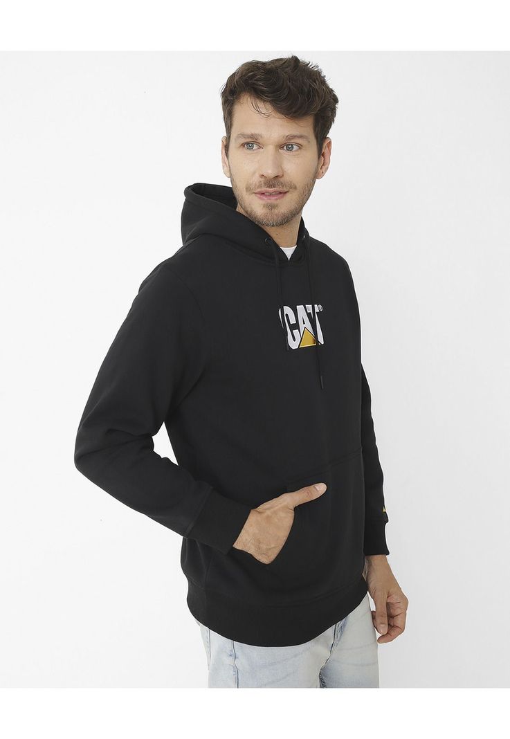 Polerón Fleece Logo Pull Negro Unisex-6