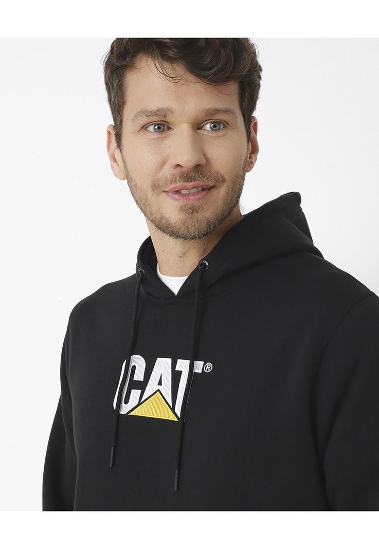 Polerón Fleece Logo Pull Negro Unisex-8