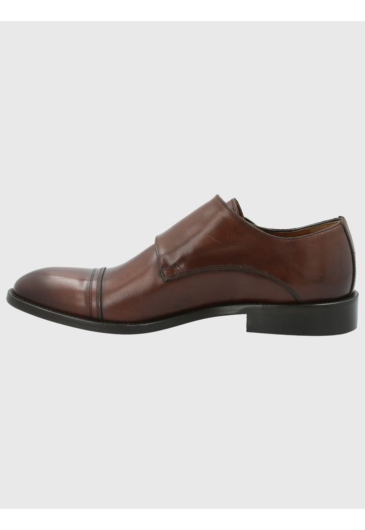 Zapato Cuero Hombre Battista Café Oscuro-5