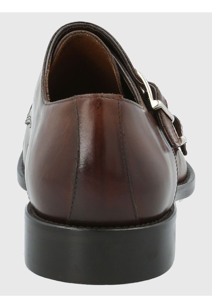 Zapato Cuero Hombre Battista Café Oscuro-6