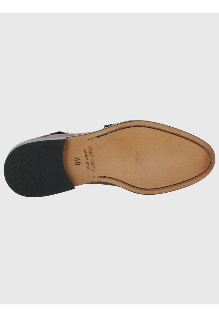 Zapato Cuero Hombre Battista Café Oscuro-7