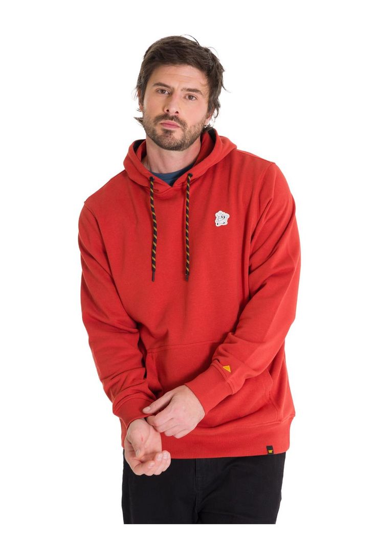Polerón Premium Graphic Pullover Unisex Rojo-1
