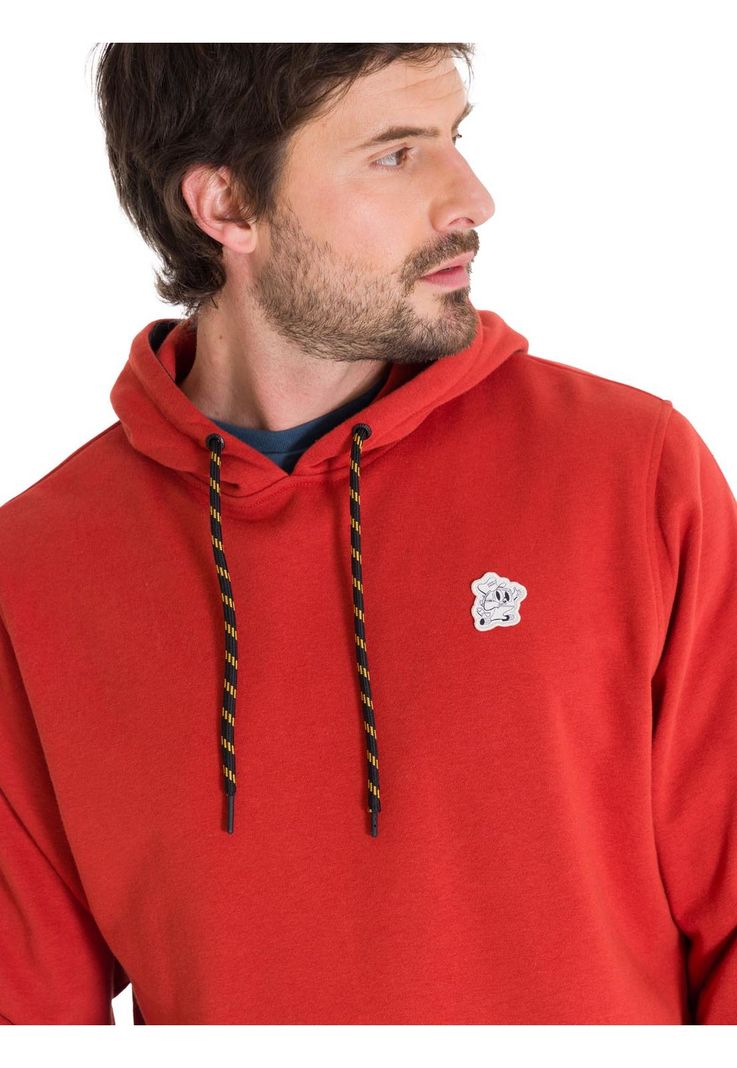 Polerón Premium Graphic Pullover Unisex Rojo-4