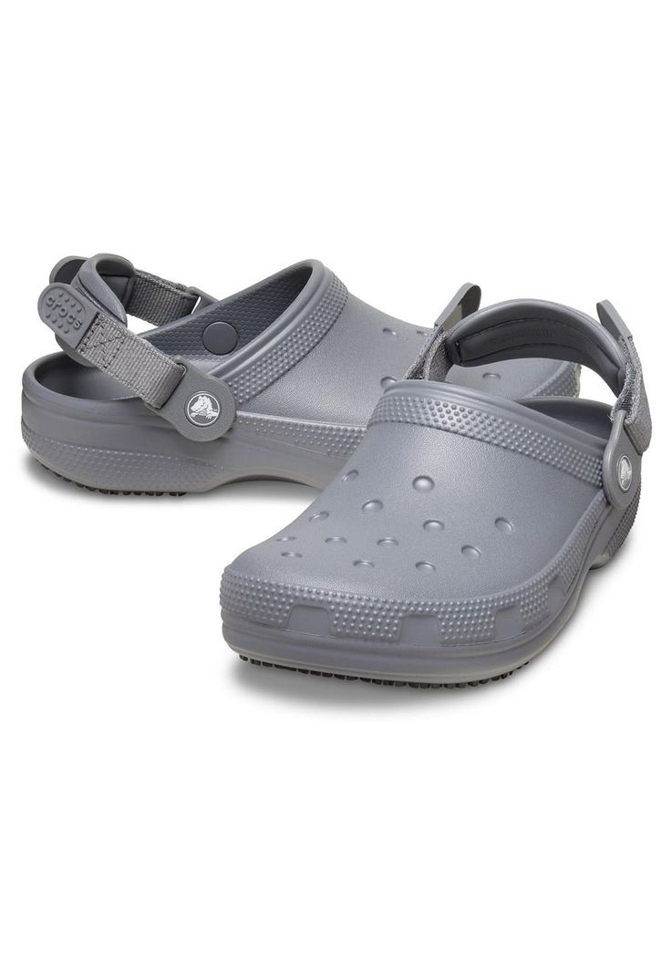 Zueco Hombre Classic Work Clog Gris-1