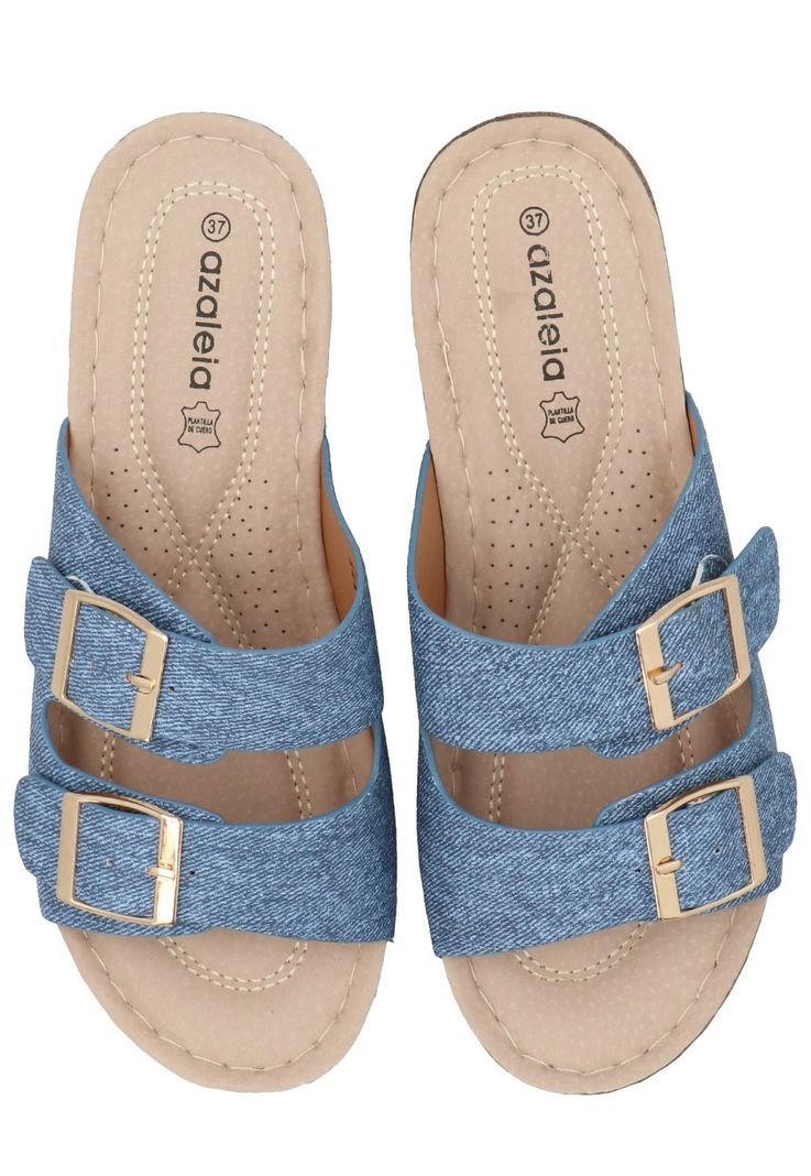 Sandalia Mujer Riviera Denim -7