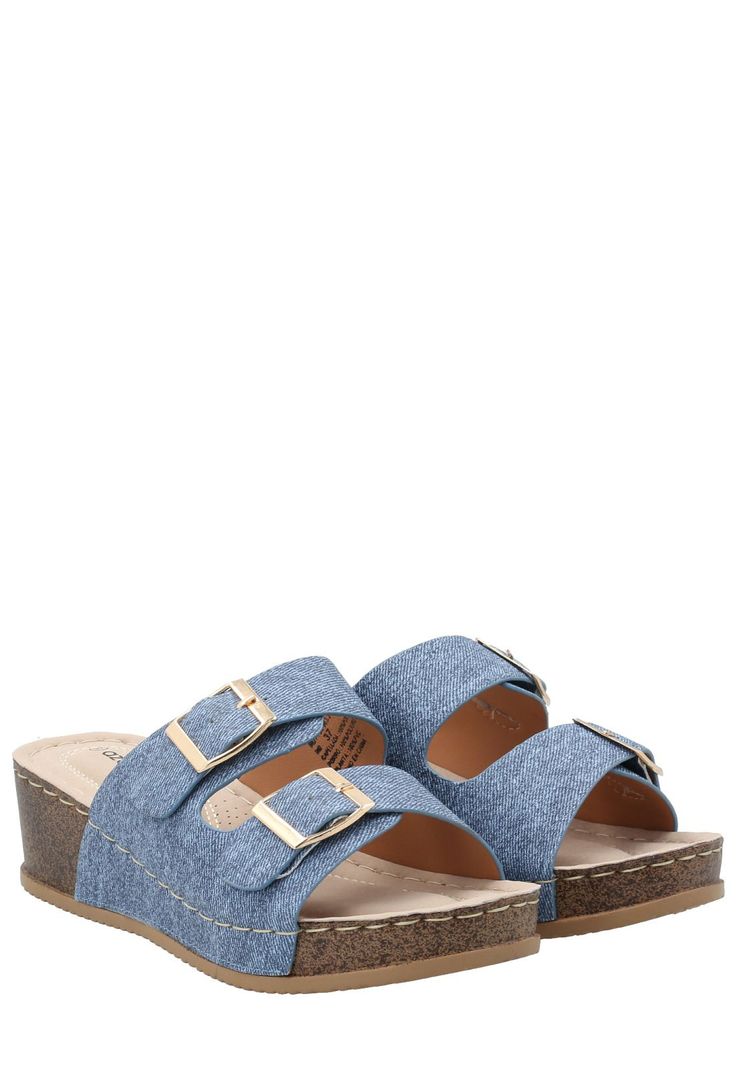 Sandalia Mujer Riviera Denim -8