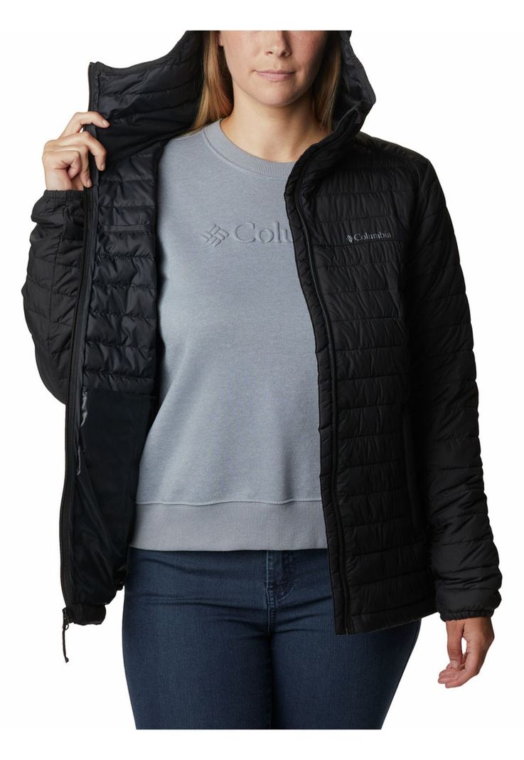 Parka Mujer Silver Falls Ii Hooded Negro-4