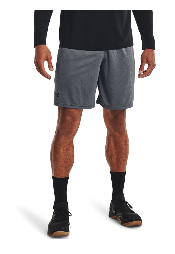 Short UA Tech Mesh Shorts Gris hombre-3