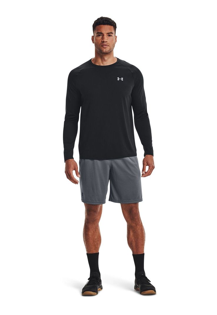 Short UA Tech Mesh Shorts Gris hombre-5