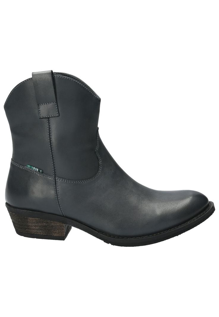 Botín Cuero Mujer Mayer Gris-0