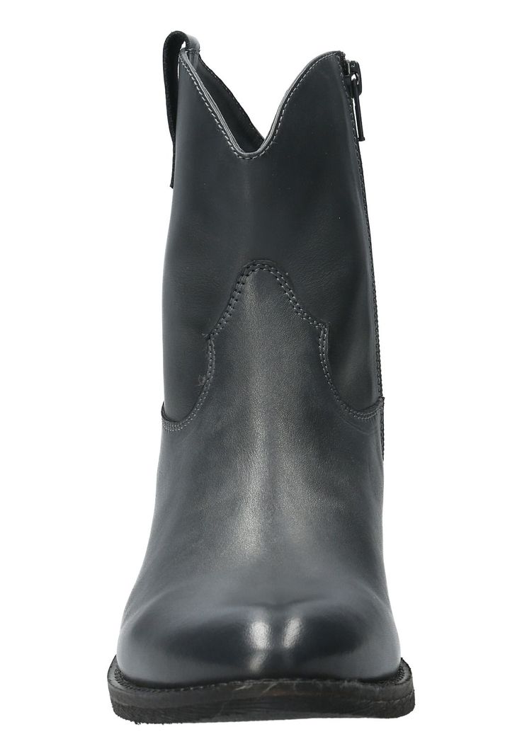 Botín Cuero Mujer Mayer Gris-2
